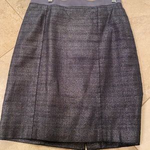 Ann Taylor loft shimmer jean skirt size 4